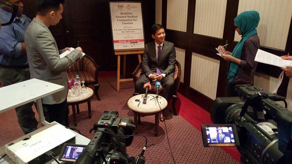 Interview with media among them Bernama (National Media Agency), Astro Awani and many more