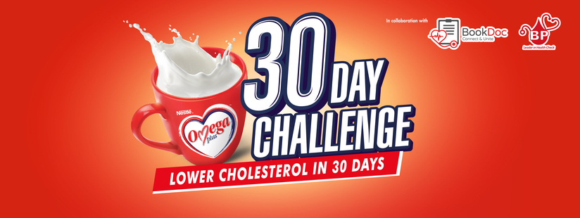 Nestlé Omega Plus has teamed up with BookDoc to launch the 30-Day Challenge as part of Nestlé's efforts to promote heart health awareness in Malaysia.
